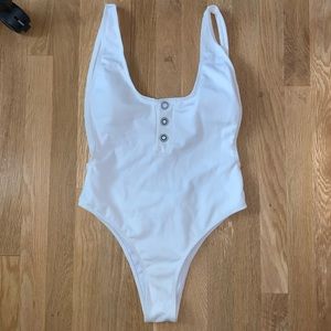 Zaful White One- Piece